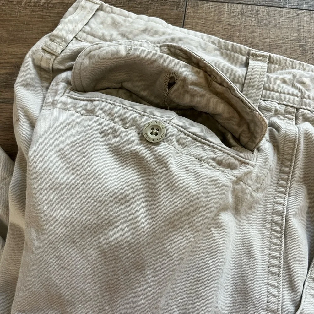 Old Navy Men's Beige Cargo Pants - Casual Utility Style Size 29x30 GUC